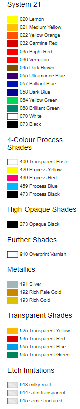 Kolory Farby MaraStar SR